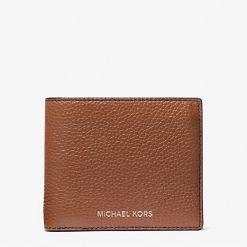 MICHAEL KORS OUTLET
Cooper Pebbled Leather Billfold Wallet With Coin Pouch